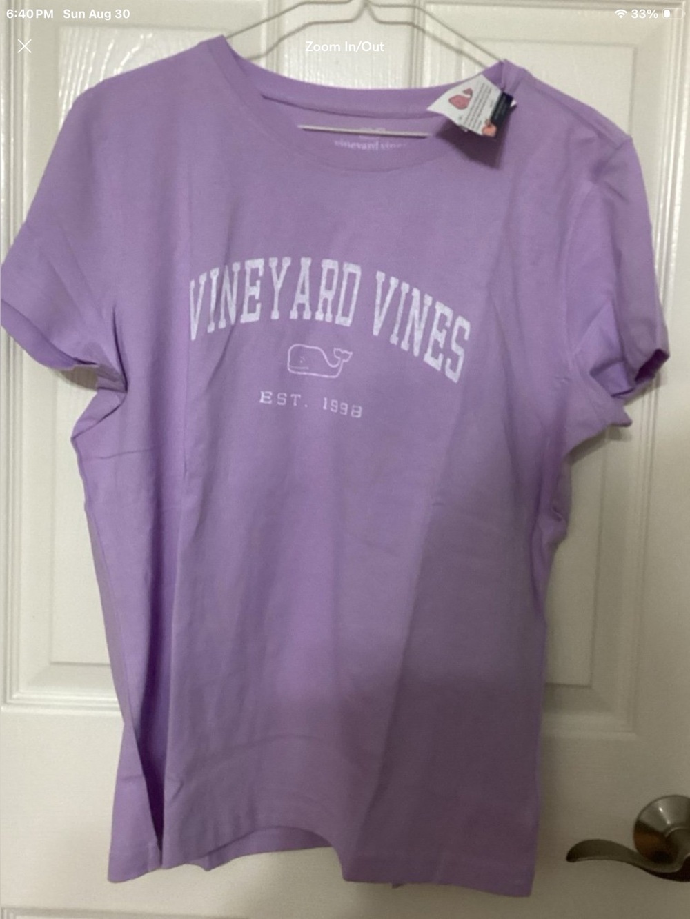 Vineyard Vines Iris Heritage Short Sleeve Tee Women’s Large